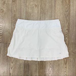 Lululemon Women's Size 6 Pleated White Skirt Skort Tennis Golf